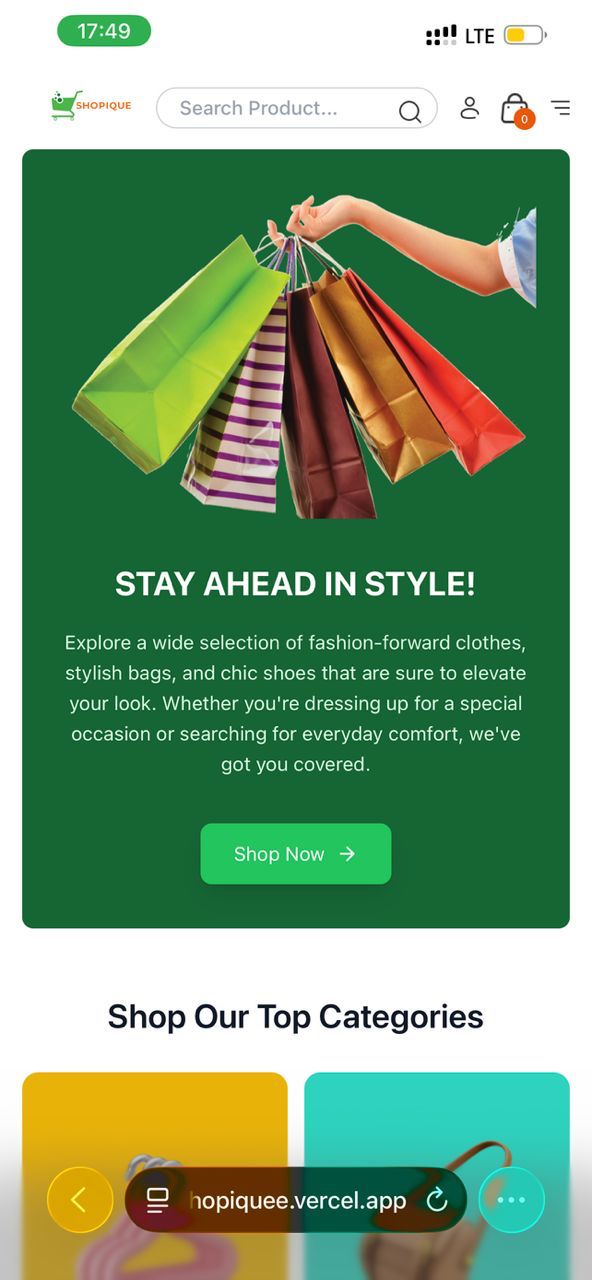 Shopiquee Ecommerce